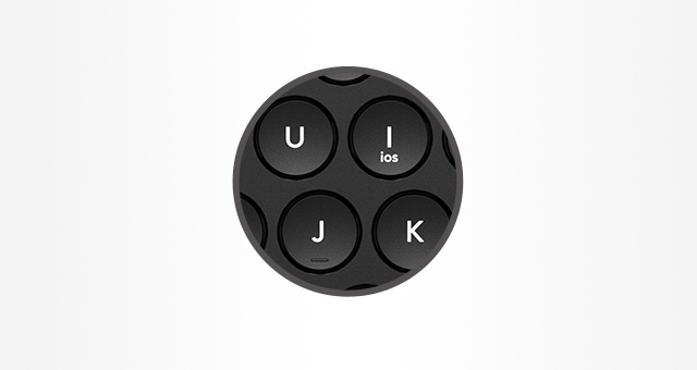 Low-Profile Retro Round Keycaps