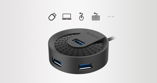 4-in-1 USB Hub