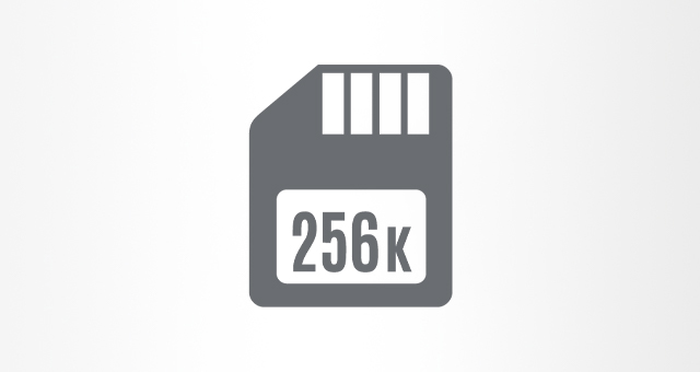 256K Onboard Memory