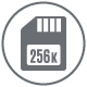 256K Onboard Memory